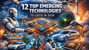 Top 10 emerging technologies 2026 including AI, robotics, and quantum computing.