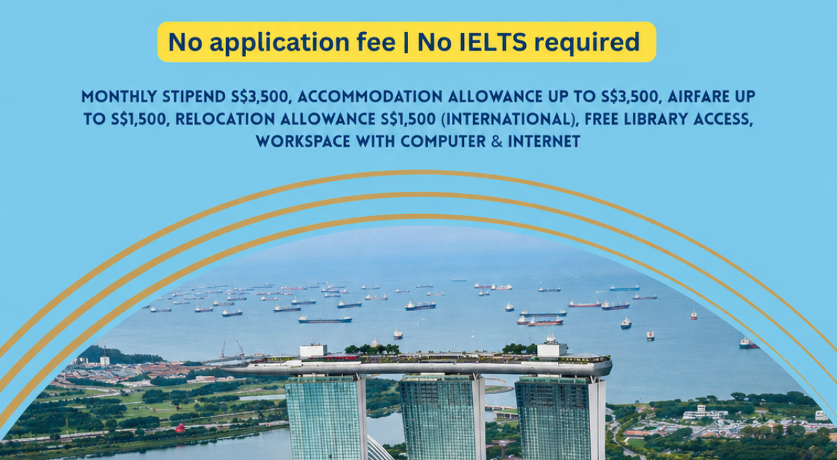6 months Fully Funded Fellowship in Singapore